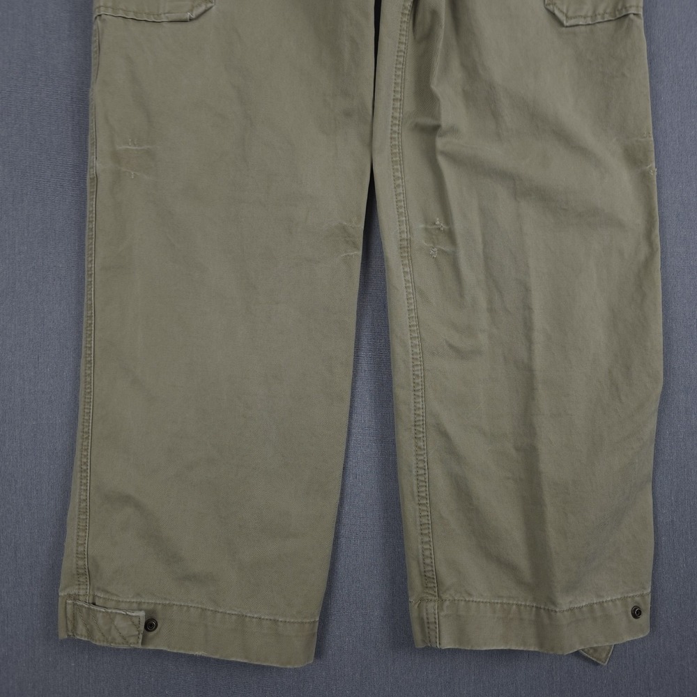 Vintage Old Navy Military Cargo Pants Mens 30x32 (Fits 30x31) Green Y2K Skater - Picture 10 of 16